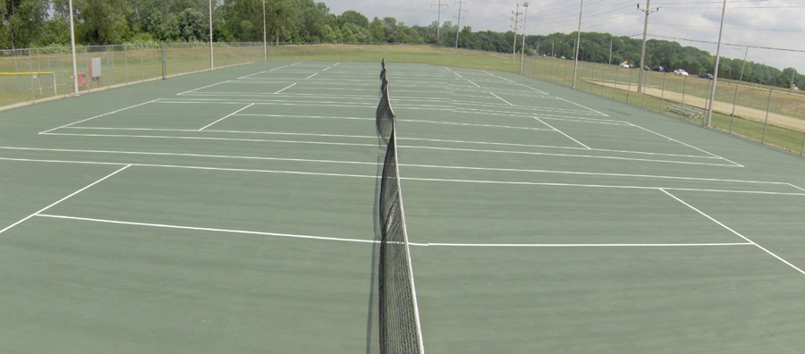 Mount Vernon Tennis Courts at the Memorial Park